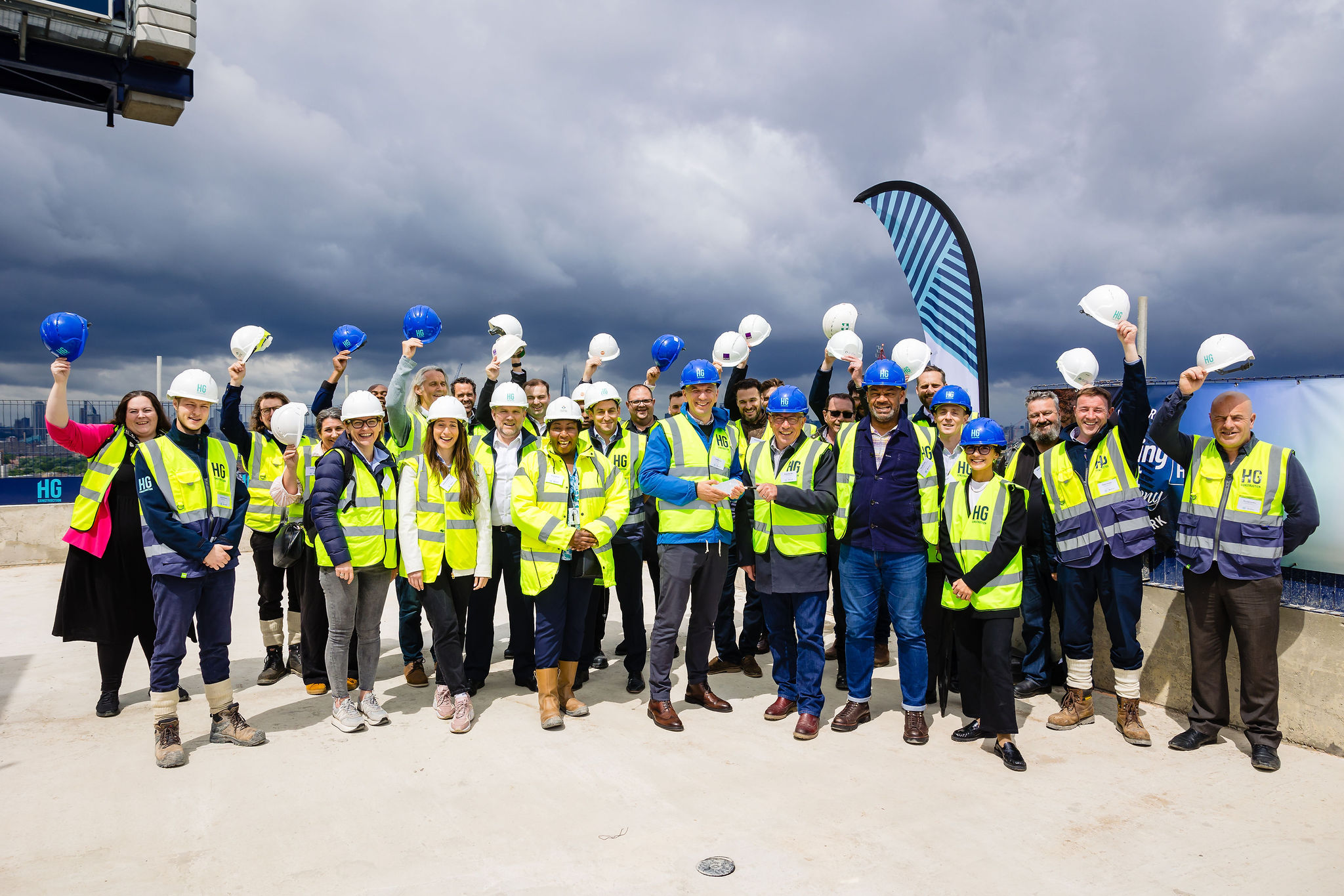Rund celebrates with Metropolitan Thames Valley Housing for Old Kent Road topping out 