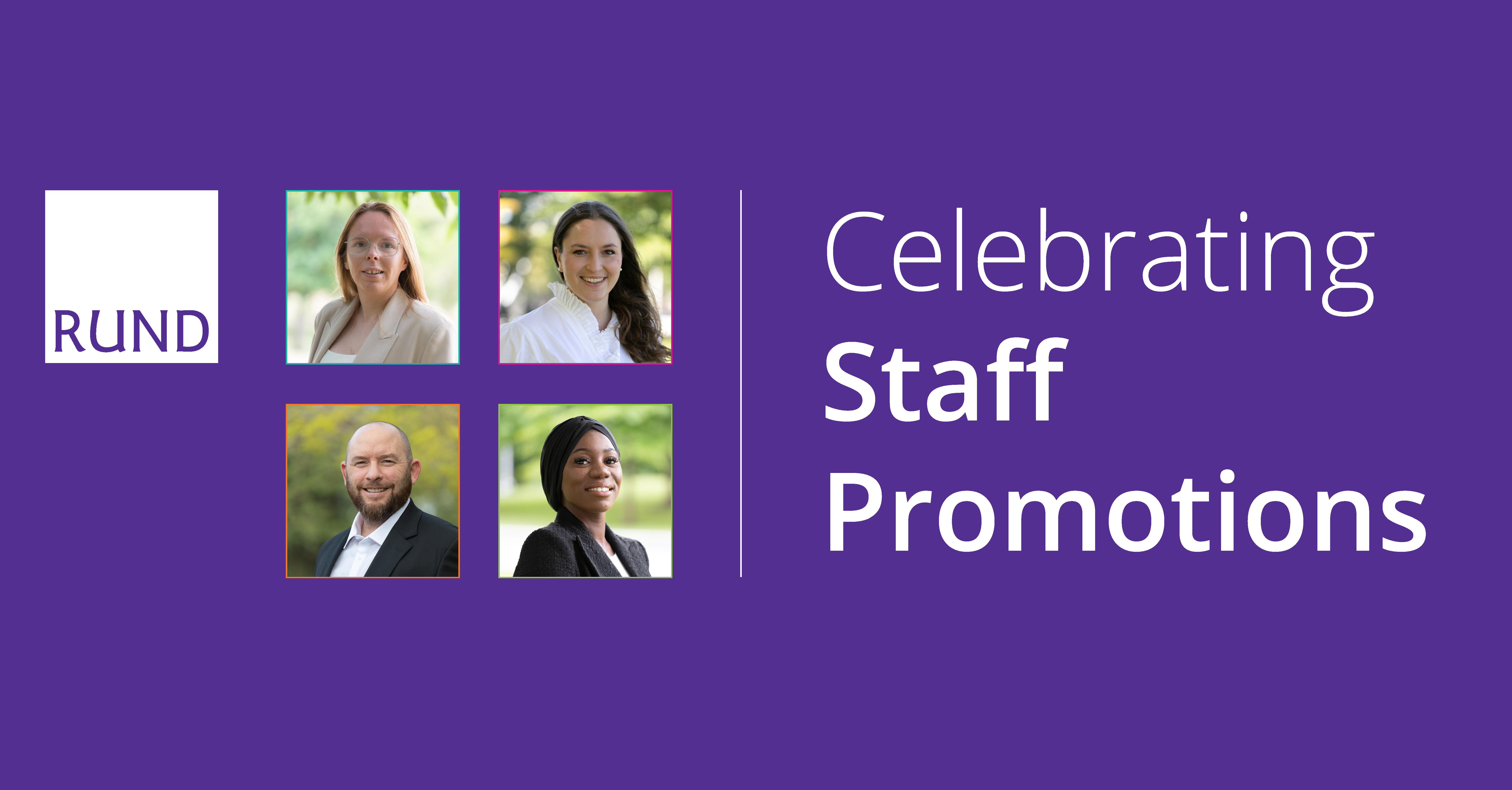 Rund celebrates four staff promotions