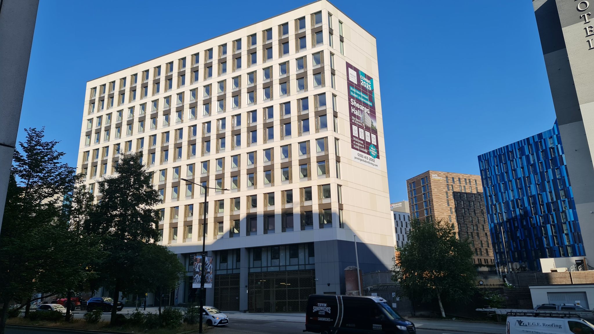 Sheares Hall, Newcastle completes ahead of schedule