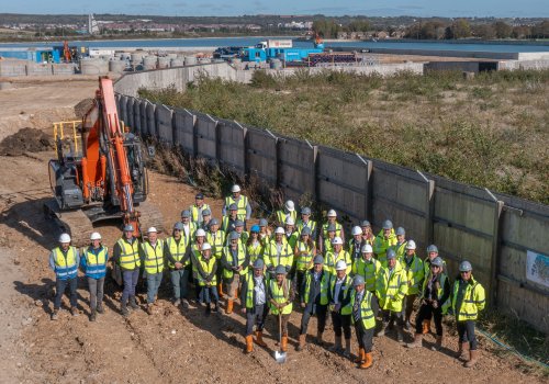 Rund supports Portsmouth regeneration scheme Victory Quay in breaking ground